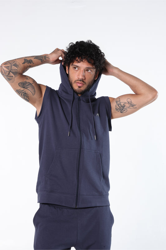 Athleisure Sleeveless Hoodie