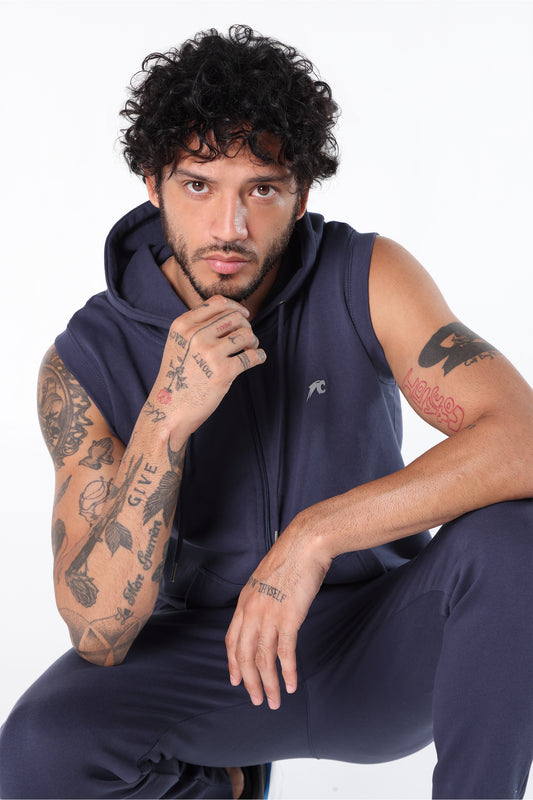 Athleisure Sleeveless Hoodie