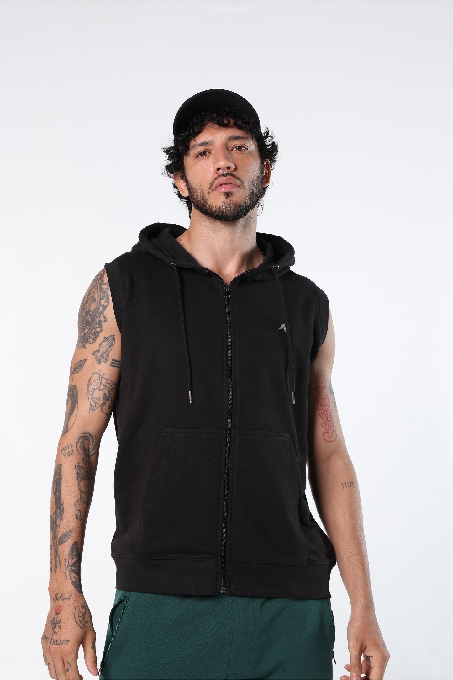 Athleisure Sleeveless Hoodie