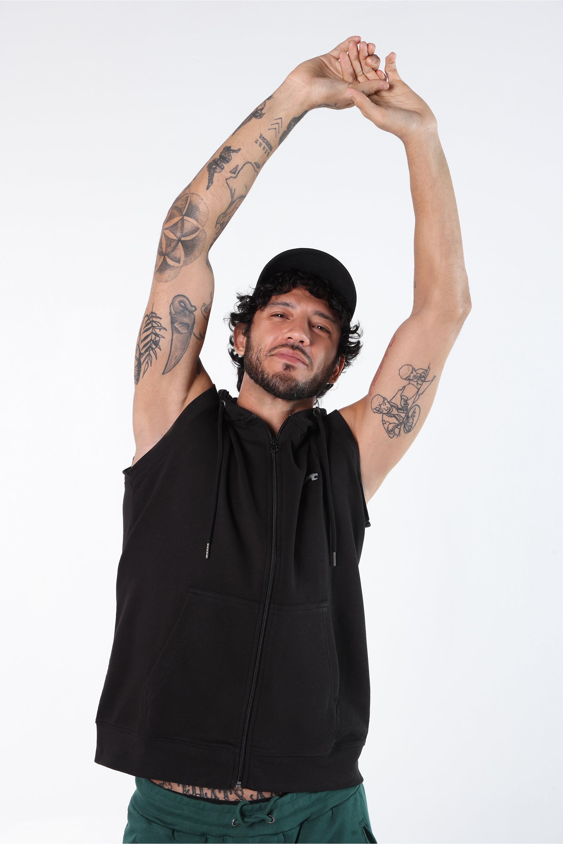 Athleisure Sleeveless Hoodie