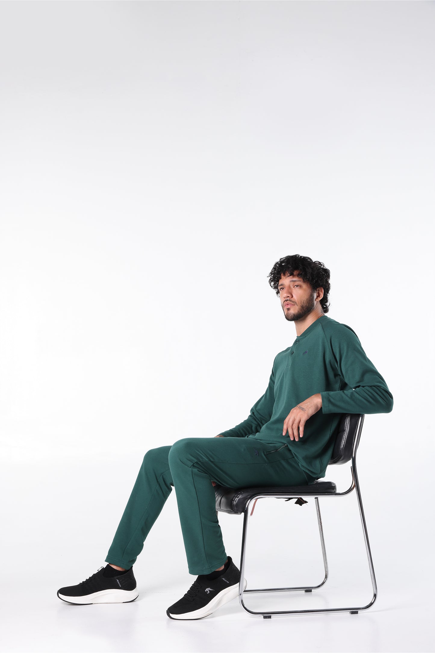 Athleisure Long Sleeve Henley