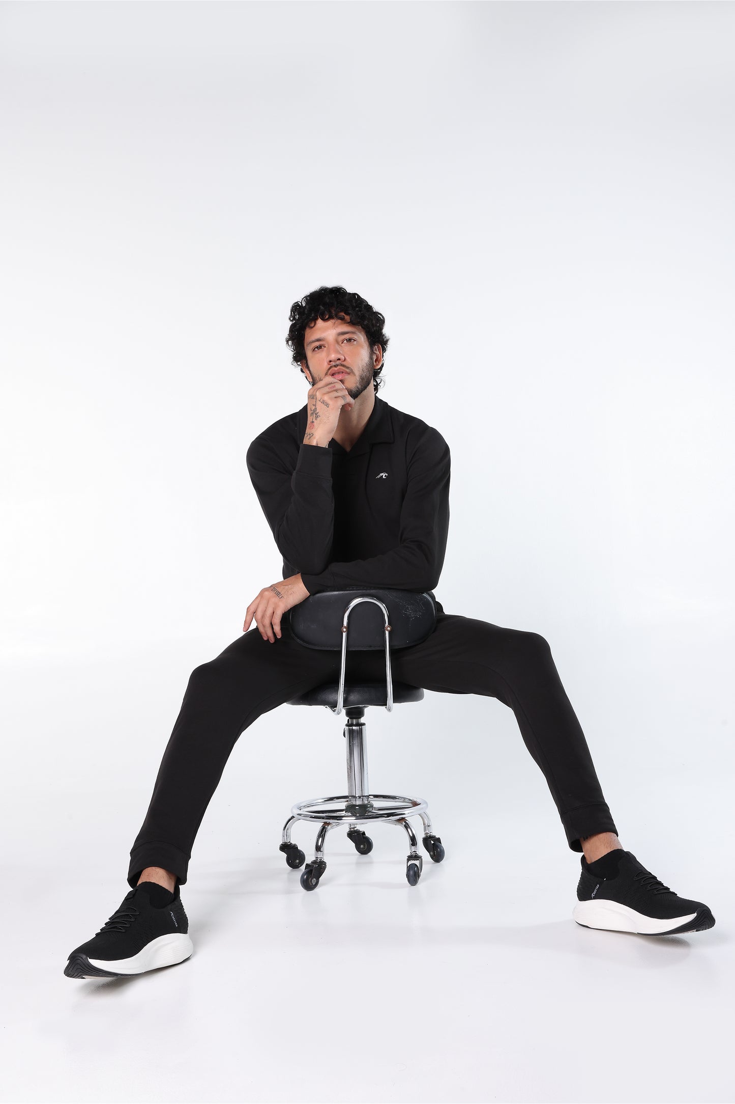 Athleisure Long Sleeve Polo