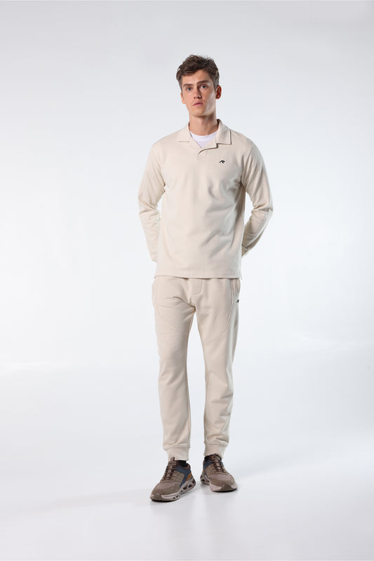 Athleisure Long Sleeve Polo