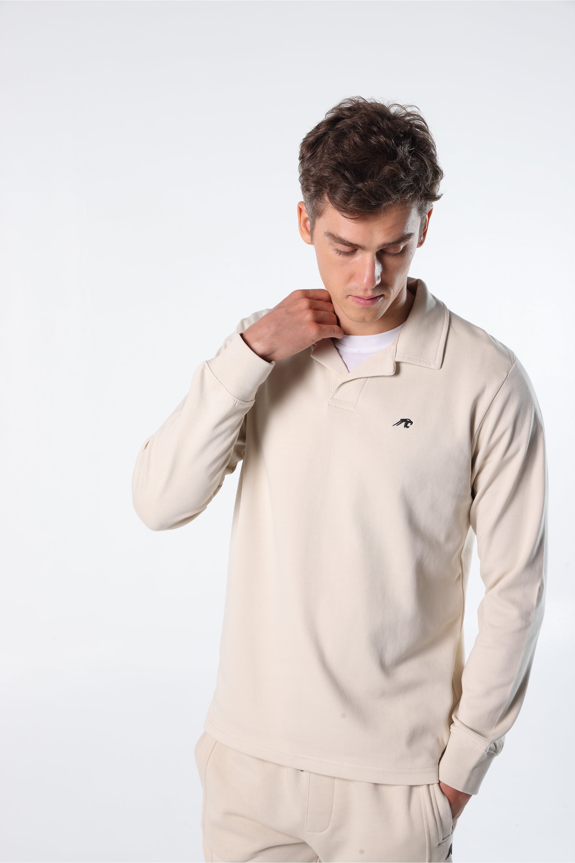 Athleisure Long Sleeve Polo