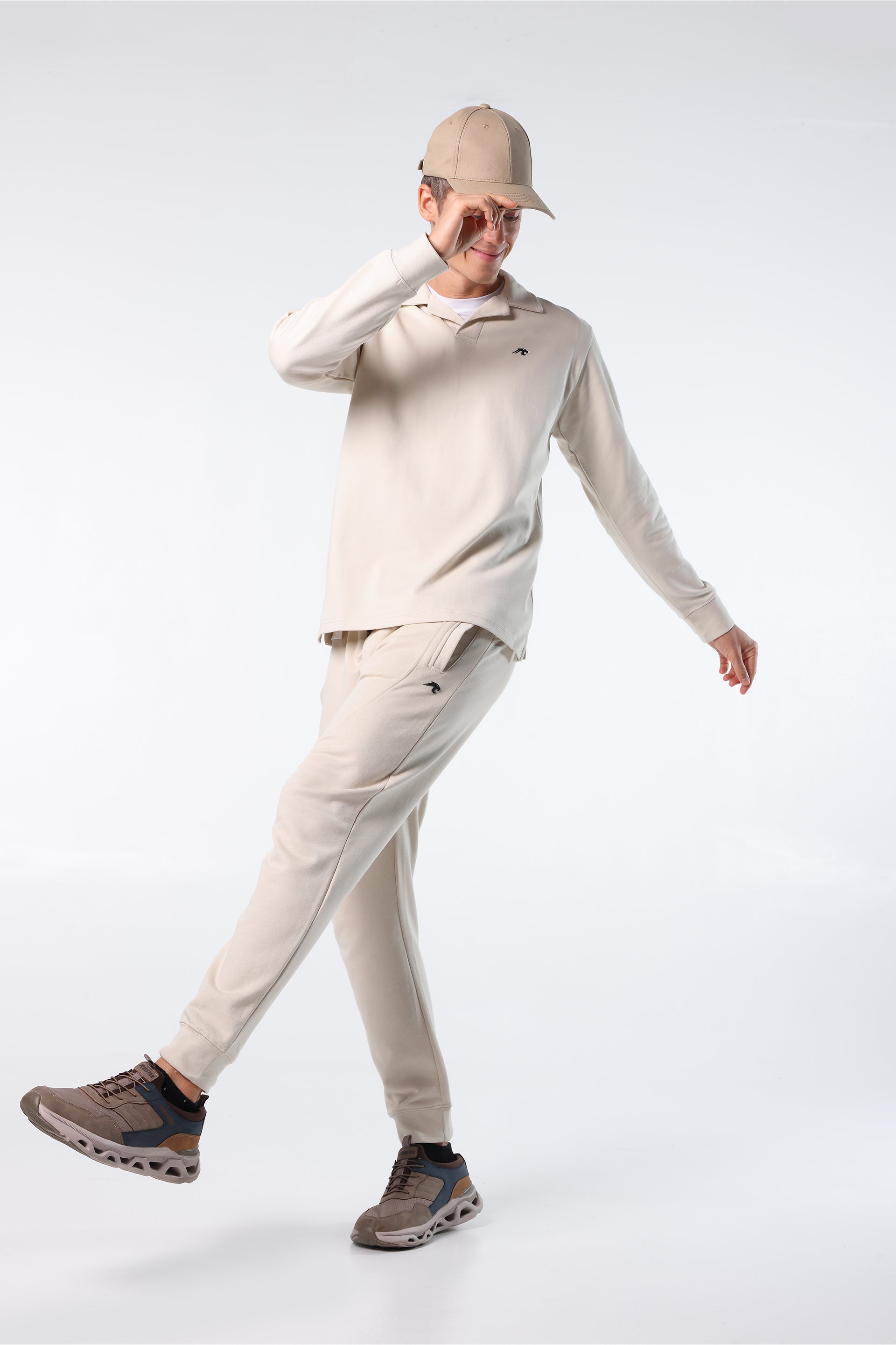Athleisure Long Sleeve Polo