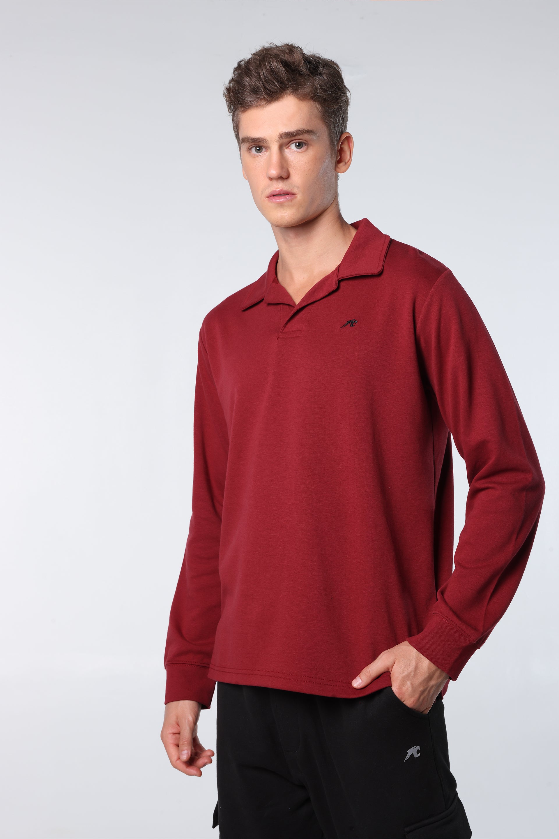 Athleisure Long Sleeve Polo