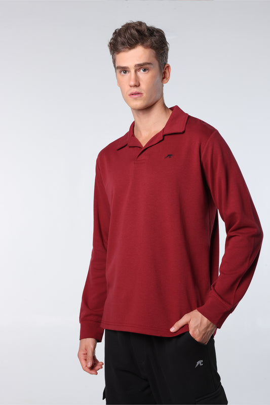 Athleisure Long Sleeve Polo