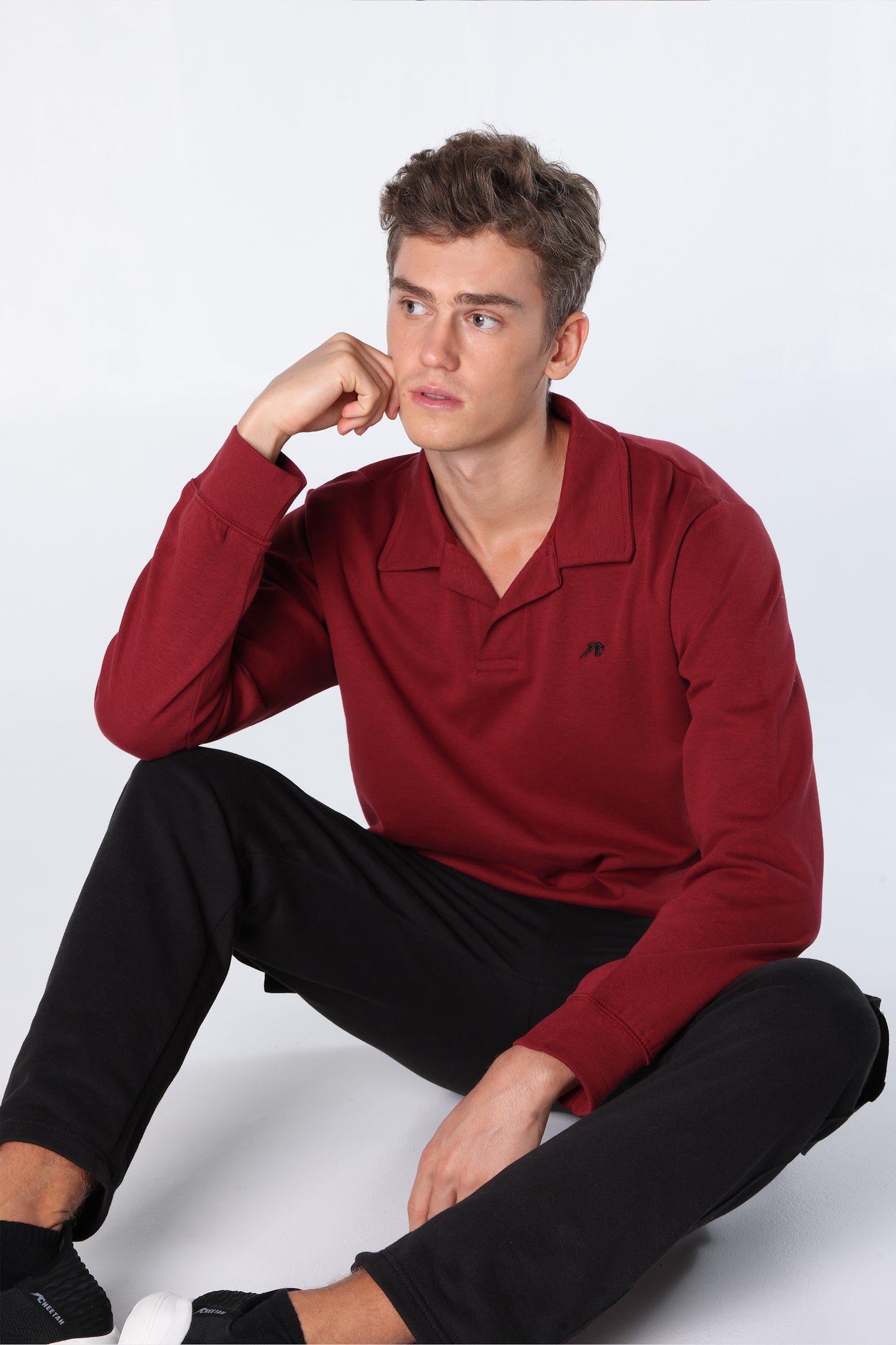 Athleisure Long Sleeve Polo
