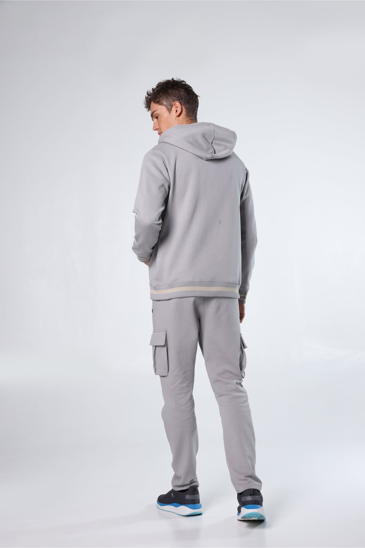 Athleisure Zip Hoodie with Y/D Trims