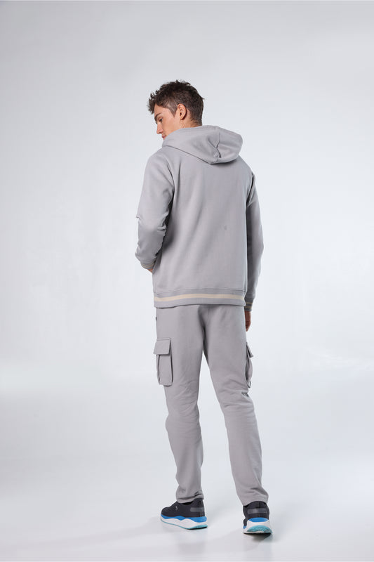 Athleisure Zip Hoodie with Y/D Trims