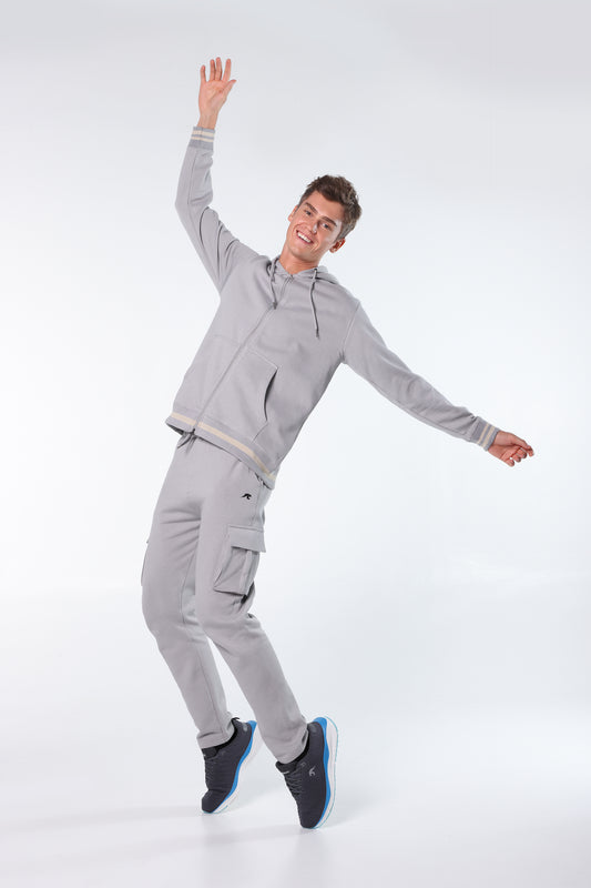 Athleisure Zip Hoodie with Y/D Trims