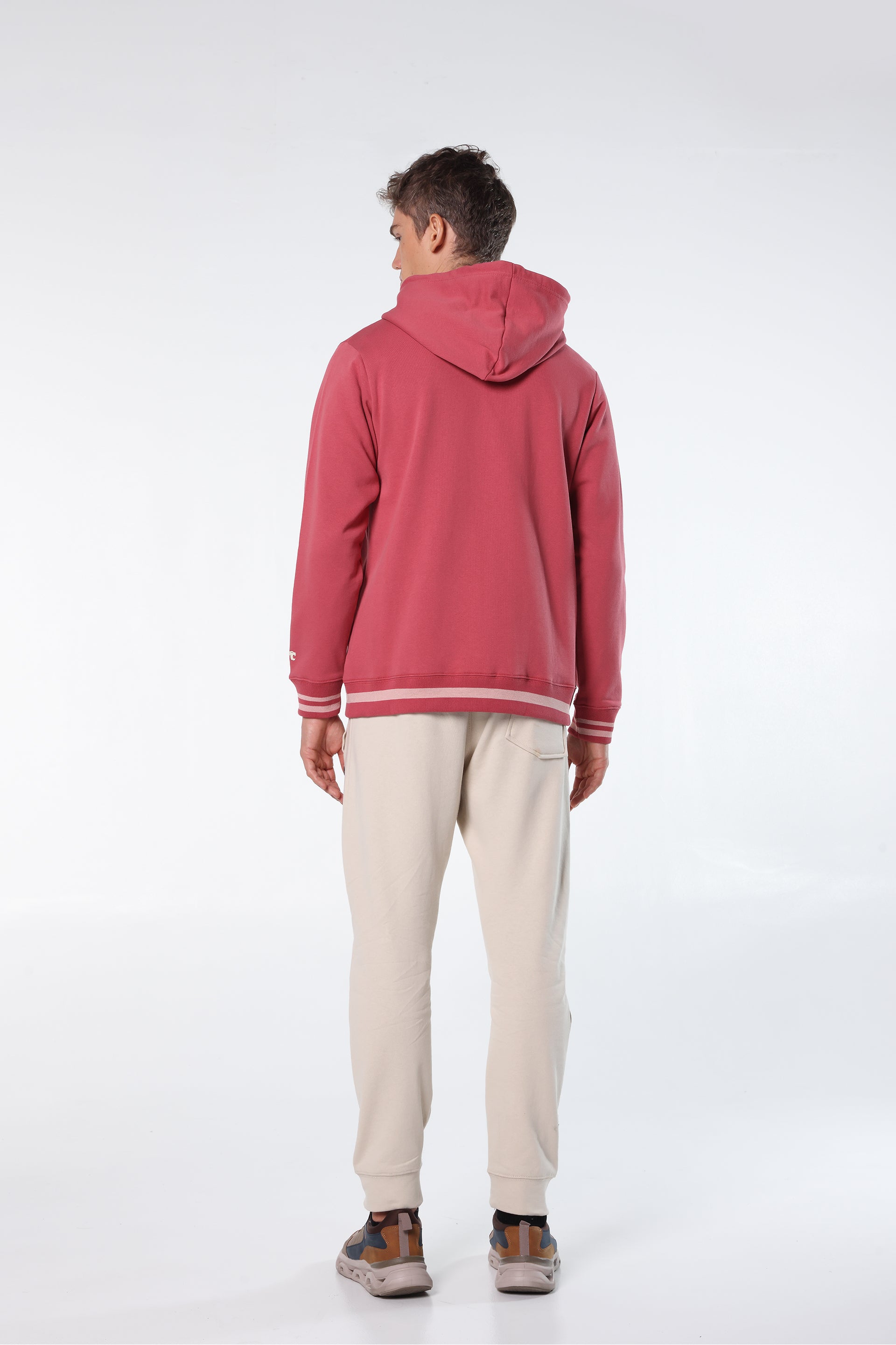 Athleisure Zip Hoodie with Y/D Trims