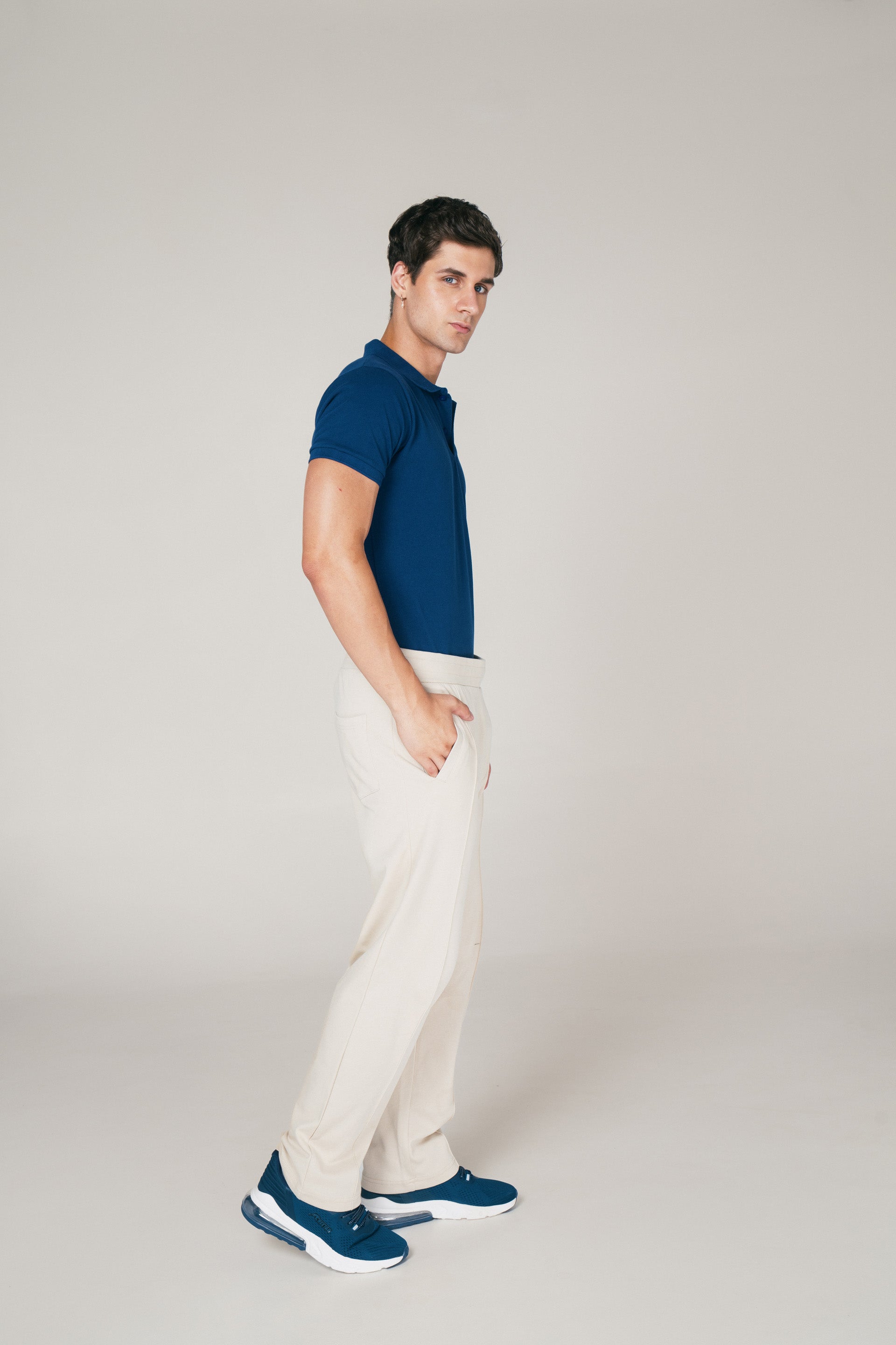 Pleated Pants Interlock