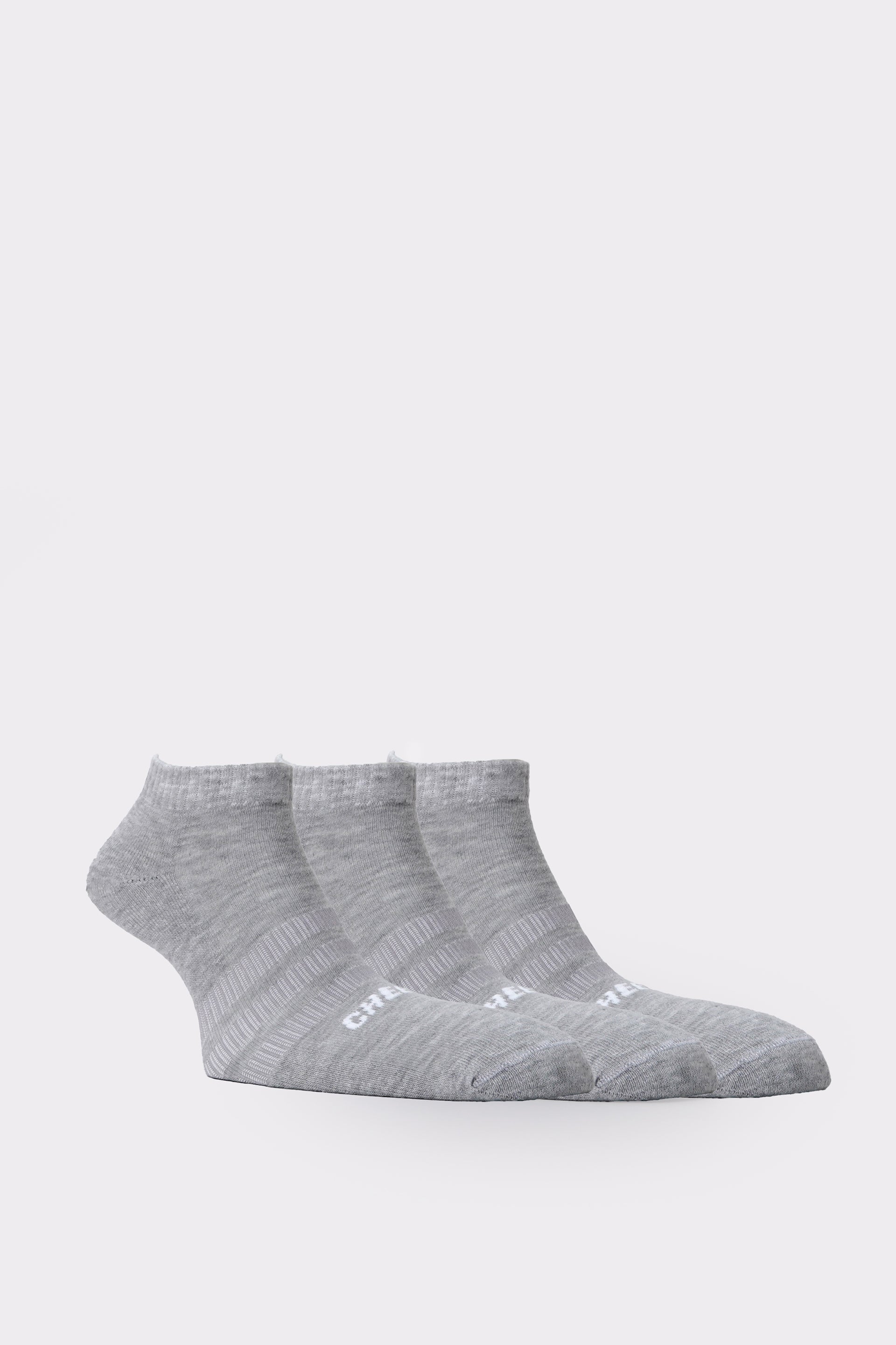 Low Cut Socks Grey 3pc