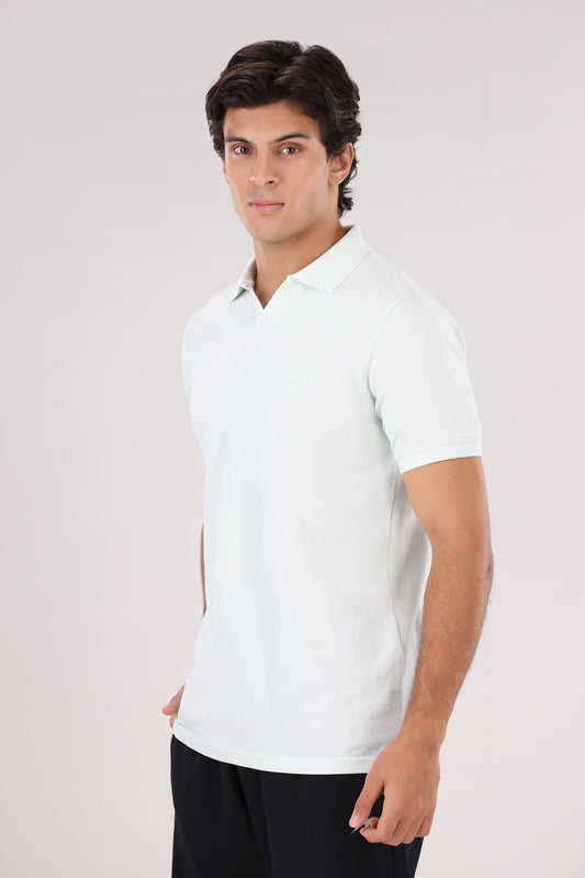 Athleisure V Notch Polo