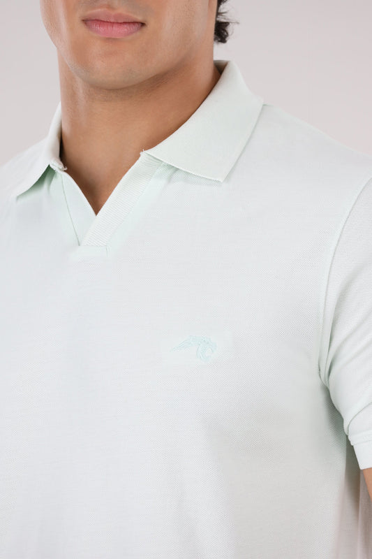 Athleisure V Notch Polo