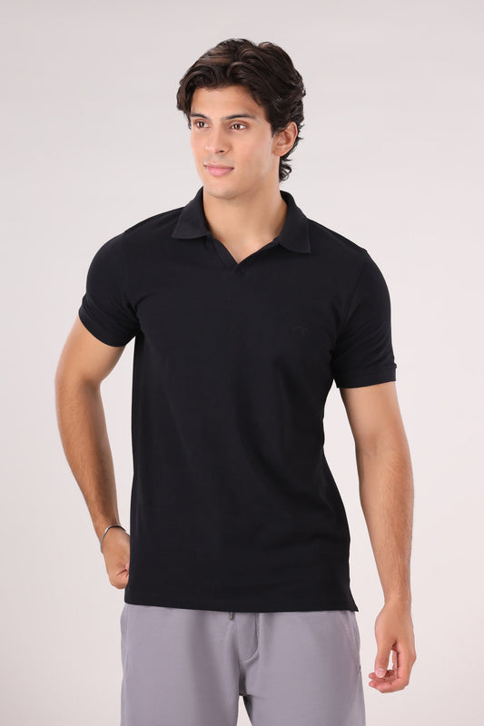 Athleisure V Notch Polo