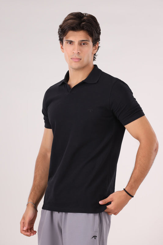 Athleisure V Notch Polo