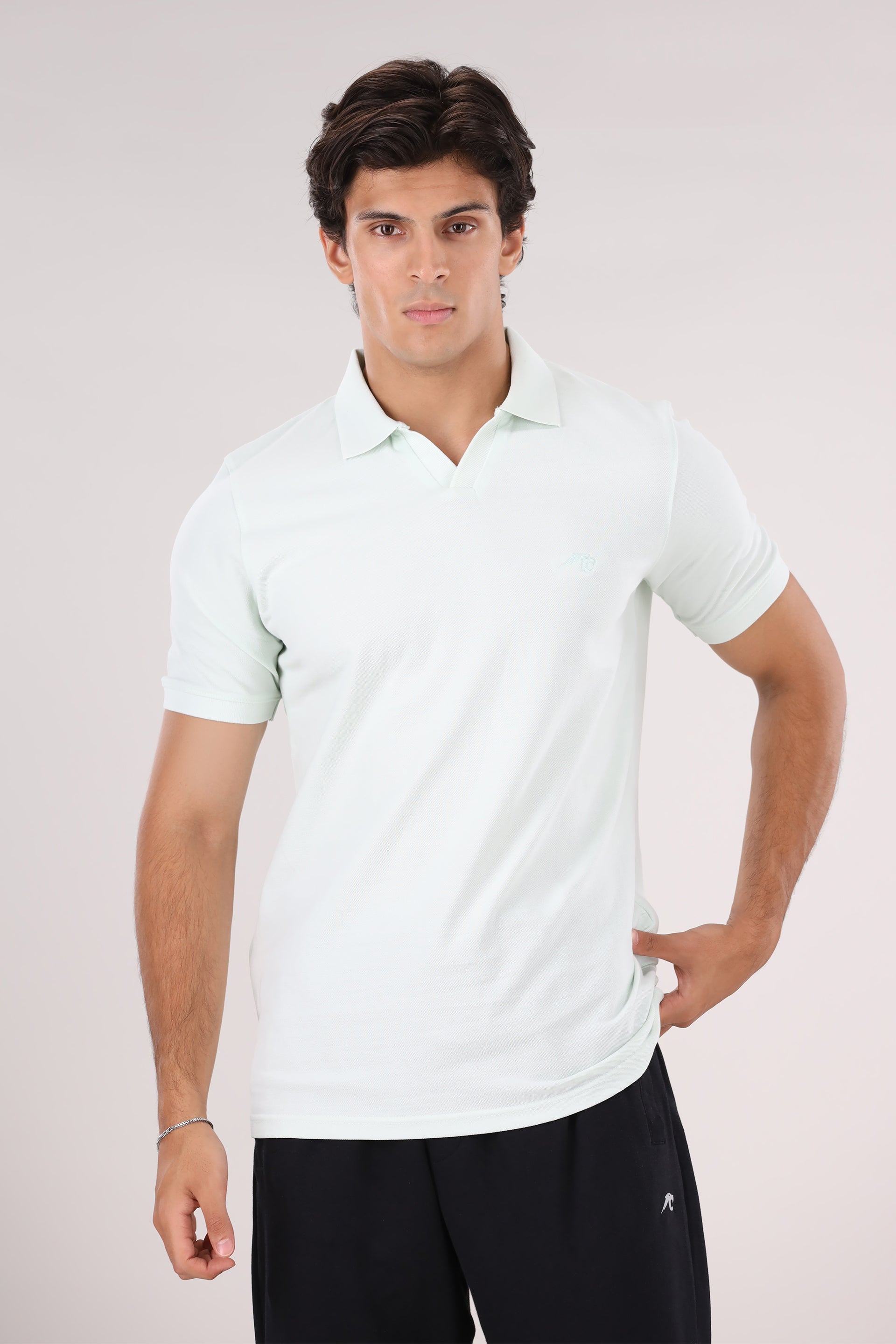 Athleisure V Notch Polo