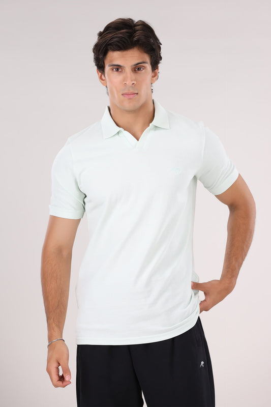 Athleisure V Notch Polo